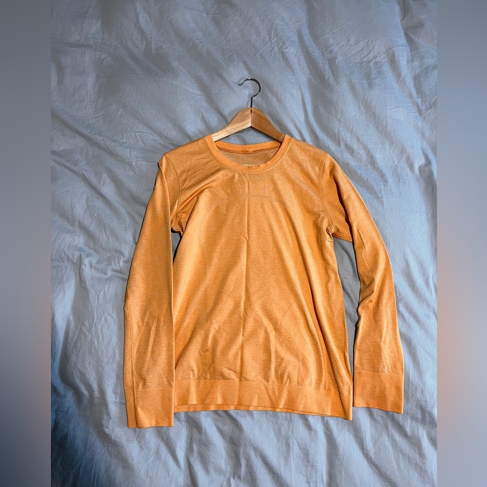 Lululemon Swiftly Relaxed-Fit Long Sleeve 2.0 Tiger Orange Size 10
